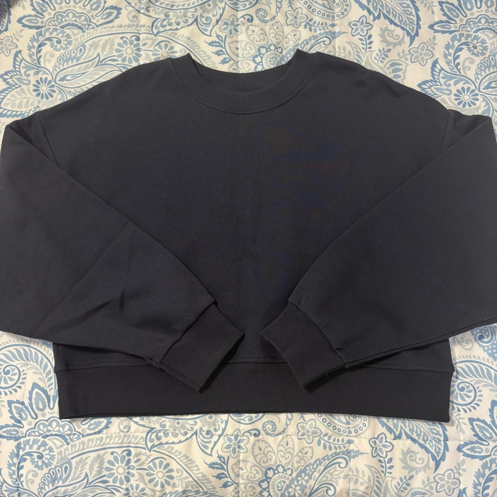 Primark Navy Fleece Pullover Sweater Size M NWT